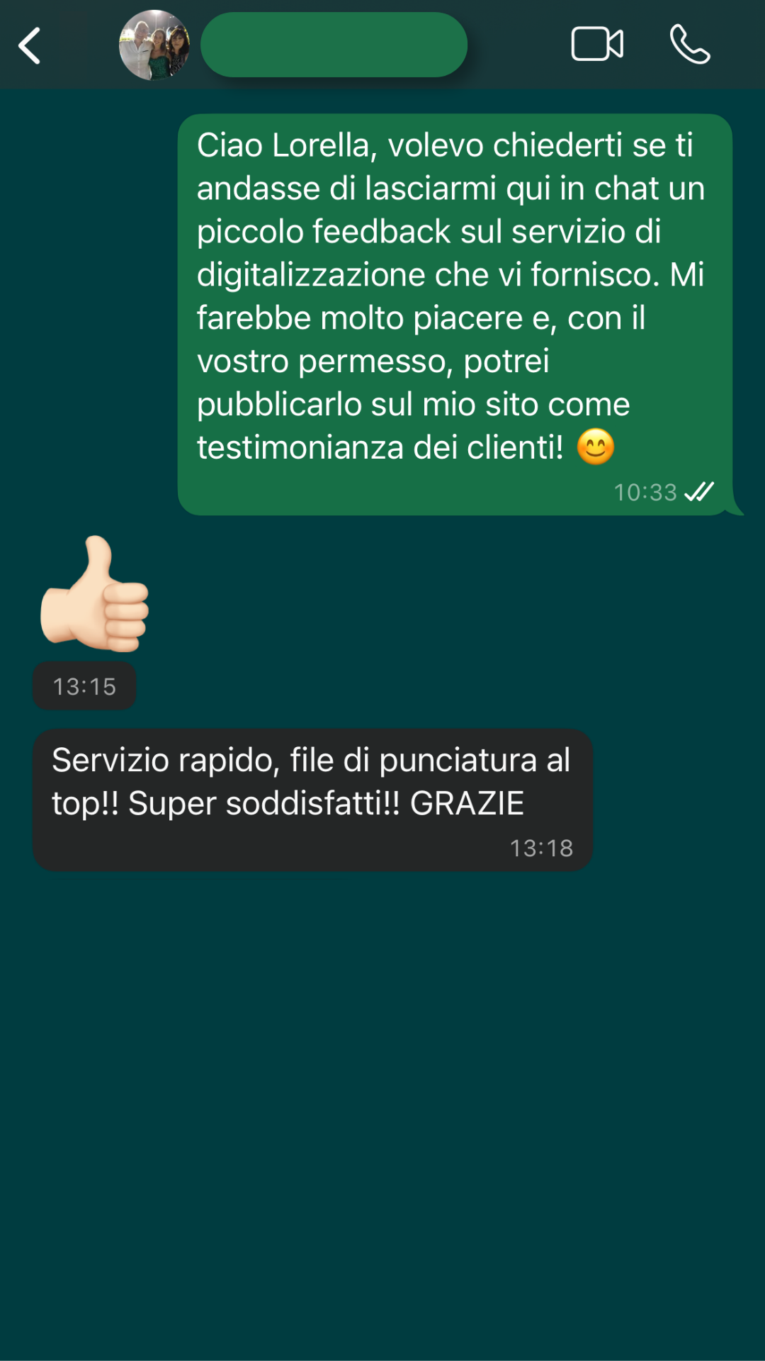 Recensione Alessio Solazzi 4 Recensione positiva del servizio di digitalizzazione